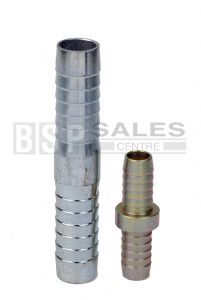 Zinc Plated Steel Barbed Hose Connector  1/2