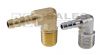 Hose Tail 90 Deg Elbow - Brass BSPT 1/8 - 1/2