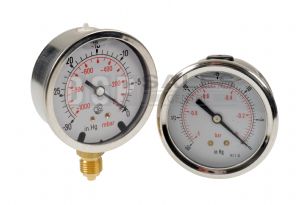 Vacuum gauges 50, 63, 100mm dial