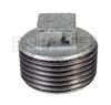 Malleable Iron Hollow Blanking Plug 1/4 - 2