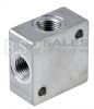 Aluminium Female BSP Cross Manifold 1/8 - 1/2