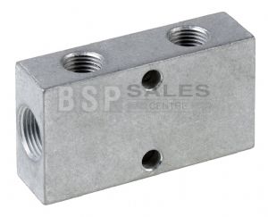 Aluminium Single Side BSP  Manifold 1/8