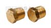 Brass Solid Hex Male BSPT and NPT Blanking Plug