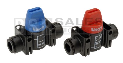 Legris 2/2 & 3/2 Mini Ball Valve 4mm - 12mm