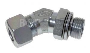 Swivel 45 Deg Elbow BSPP Metric (L) & (S)