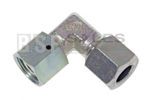 Female Swivel 90 Deg Elbow Coupling Metric DKO