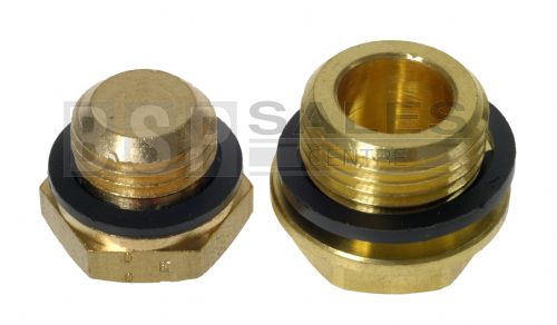 Brass Hex Male BSP Blanking Plug