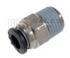 Male Stud Connector NPT 1/4 - 1/2