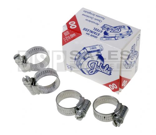 Stainless Steel 304 Jubilee Clips 9.5 - 318mm