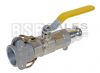 Ball valve/Camlock assembly Aluminium 1/2 - 4