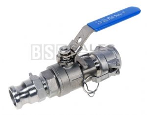 Ball valve/Camlock assembly S/Steel 1/2