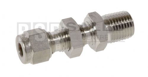 Bulkhead Male Connector NPT Metric