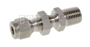 Bulkhead Male Connector NPT Metric