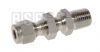 Bulkhead Male Connector NPT Metric