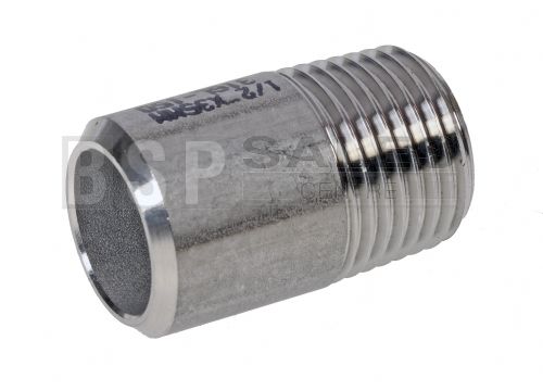 Weld Nipple BSPT 316 Stainless Steel 150lb