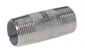 Barrel Nipple BSPT 316 Stainless Steel 150lb