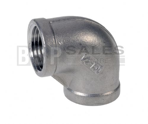 Female Elbow 90 degree BSPP 316 Stainless Steel