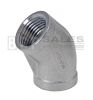 Female Elbow 45 degree BSPP 316 Stainless Steel