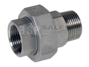 Male/Female Union BSPT/BSPP 316 Stainless Steel