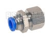 Push In Female Bulkhead Stud BSPT 4 - 12mm od