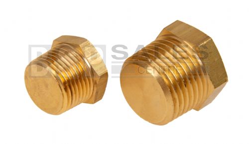 Brass Solid Hex Male BSPT and NPT Blanking Plug