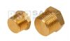 Brass Solid Hex Male BSPT and NPT Blanking Plug