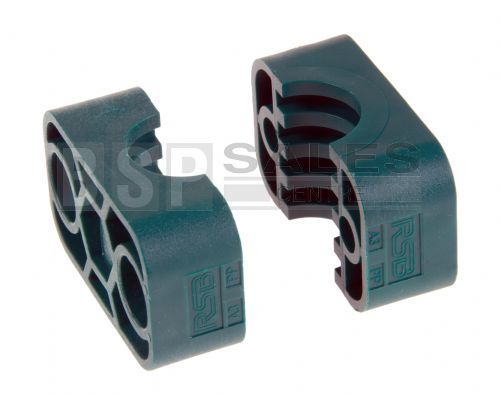 Single Std Tube Grooved Clamp Jaws (Polypropylene)