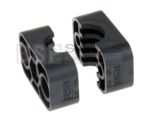 Single Std Tube Grooved Clamp Jaws (Polyamide 6)