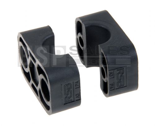Single Std Tube Smooth Clamp Jaws (Polyamide 6)