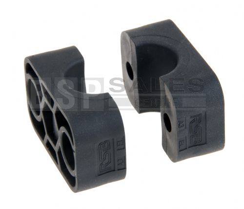 Single Std Tube Smooth Clamp Jaws (TPE Rubber)