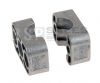 Single Std Tube Grooved Clamp Jaws (Aluminium)