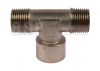 Nickel Plated Brass Centre Leg Female BSP Tee