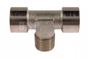 Nickel Plated Brass Centre Leg Male BSP Tee 