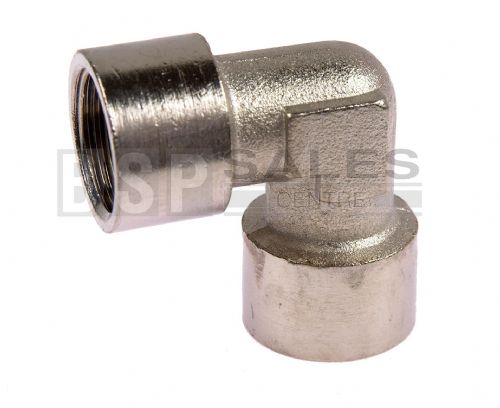 Nickel Plated Brass Female/Female BSP Equal Elbow