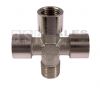 Nickel Plated Brass Male/Female BSP Equal Cross 