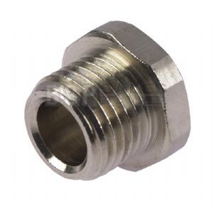 Nickel Plated Brass Hex Male BSP Blanking Plug