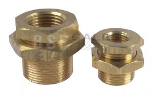 Legris Brass BSP Bulkhead Fitting