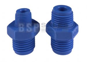 Nylon Hex Male BSP Nipple 1/8