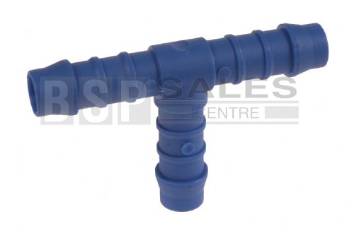 Nylon Equal Barbed Tee Adaptor 1/8