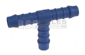 Nylon Equal Barbed Tee Adaptor 1/8