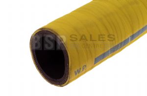 Rubber hose - Mandrel built - Black & Yellow Cover