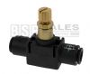 Flow control valve - in line type - push in