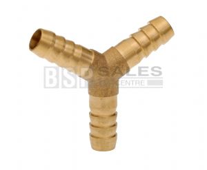 Hose Tail Y - Brass 1/4